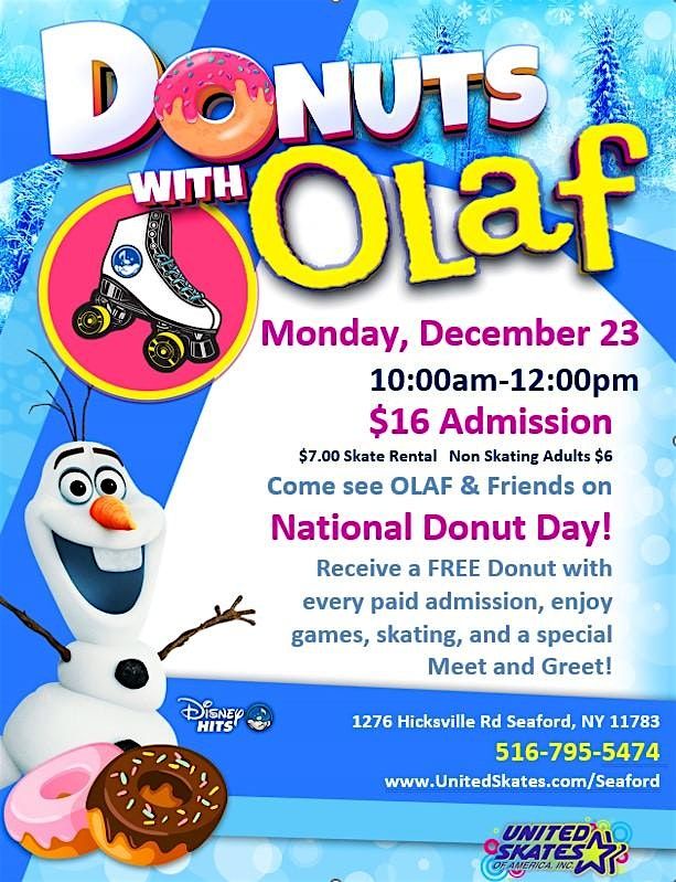 Donuts with Olaf!