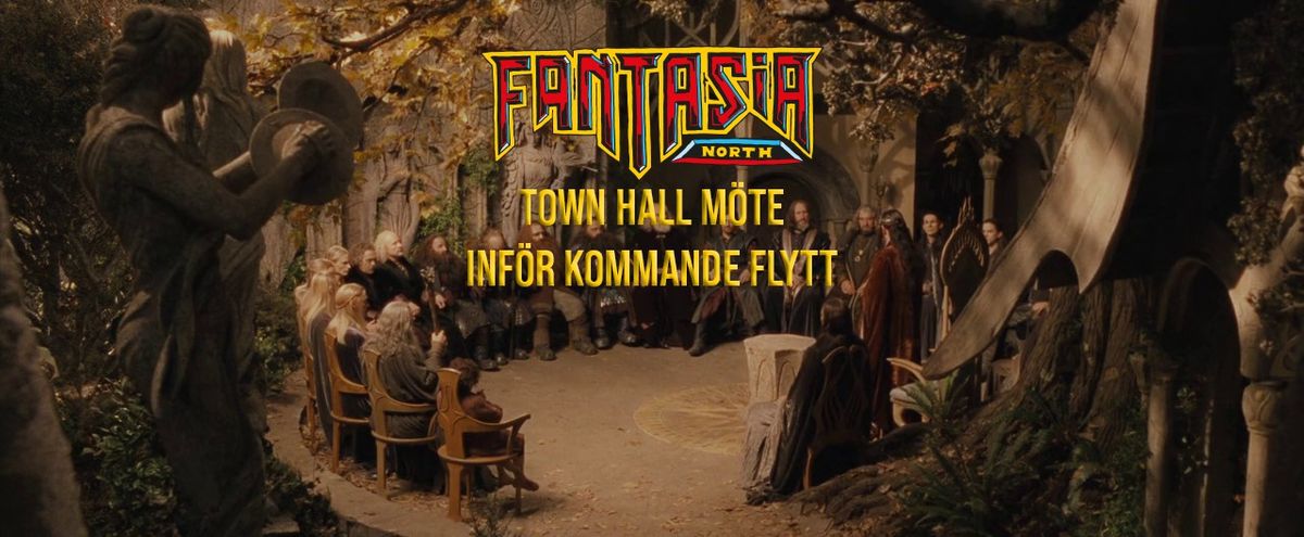 Town Hall m\u00f6te inf\u00f6r flytt