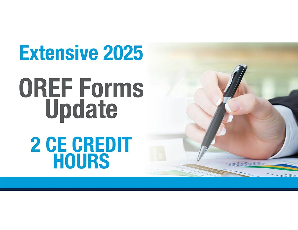 2025 OREF Forms Update