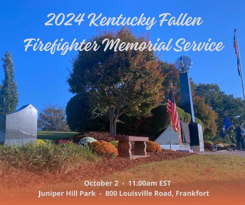 Annual Memorial Service for Fallen Kentucky Firefighters