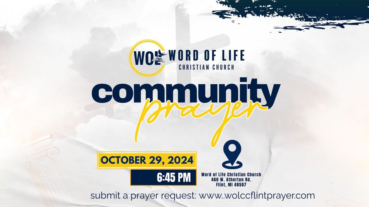 WOLCC Community Prayer (In Person + Virtual)