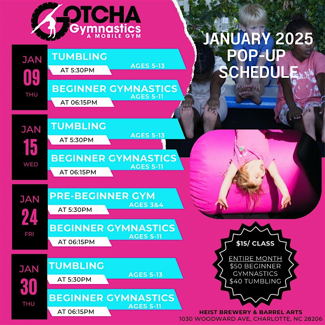 1\/30 Gotcha Gymnastics: Beginner 5-11yrs