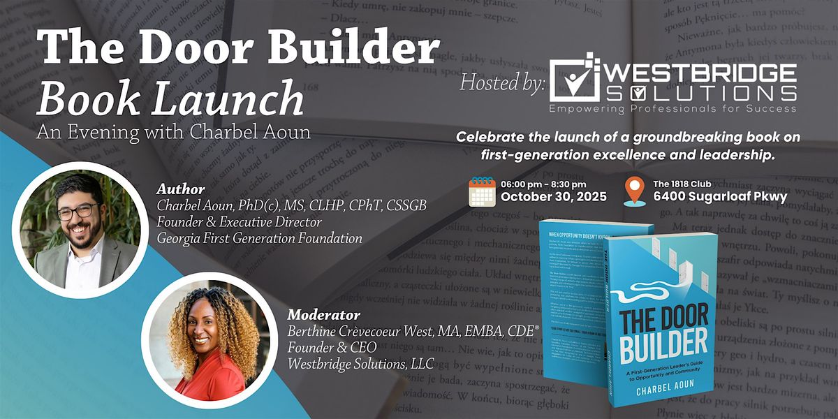 The Door Builder Book Launch: An Evening of First-Generation Leadership