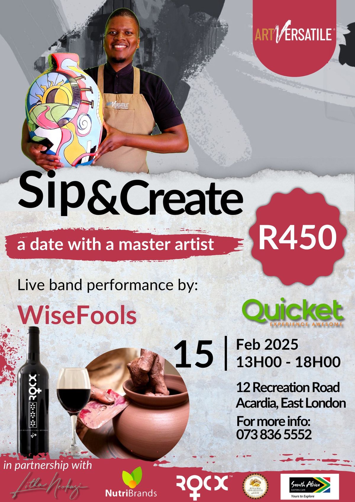 Sip&Create: A Date With a Master Artist