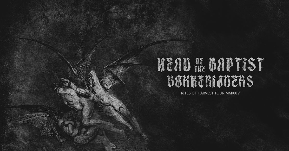 Head of The Baptist(BE) + Bokkerijders(BE) + Narcosa 1. 11. 2024 Eternia Praha