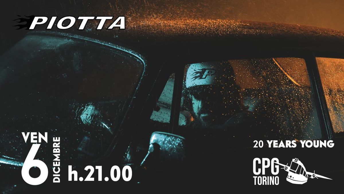 PIOTTA live @ CPG TORINO \/\/ 20YEARSYOUNG (afterparty AVANZI DI BALERA)