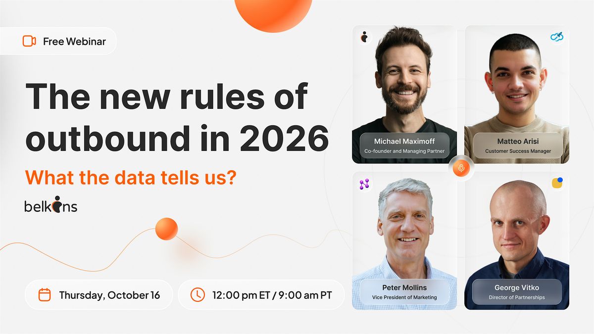 Free Online Webinar: The Future of Outbound in 2026 (New York Edition)