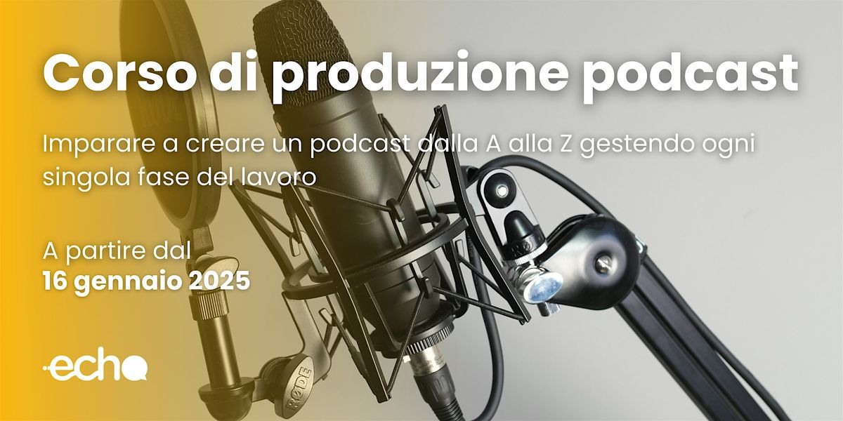 Corso di produzione podcast