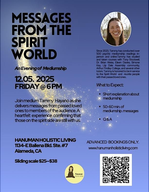 Messages from the Spirit World\u2014 An Evening of Mediumship