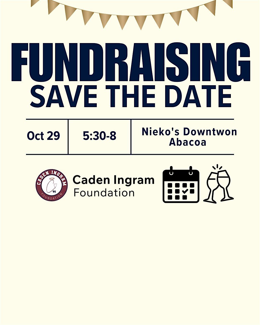 Fundraising Happy Hour for the Caden Ingram Foundation