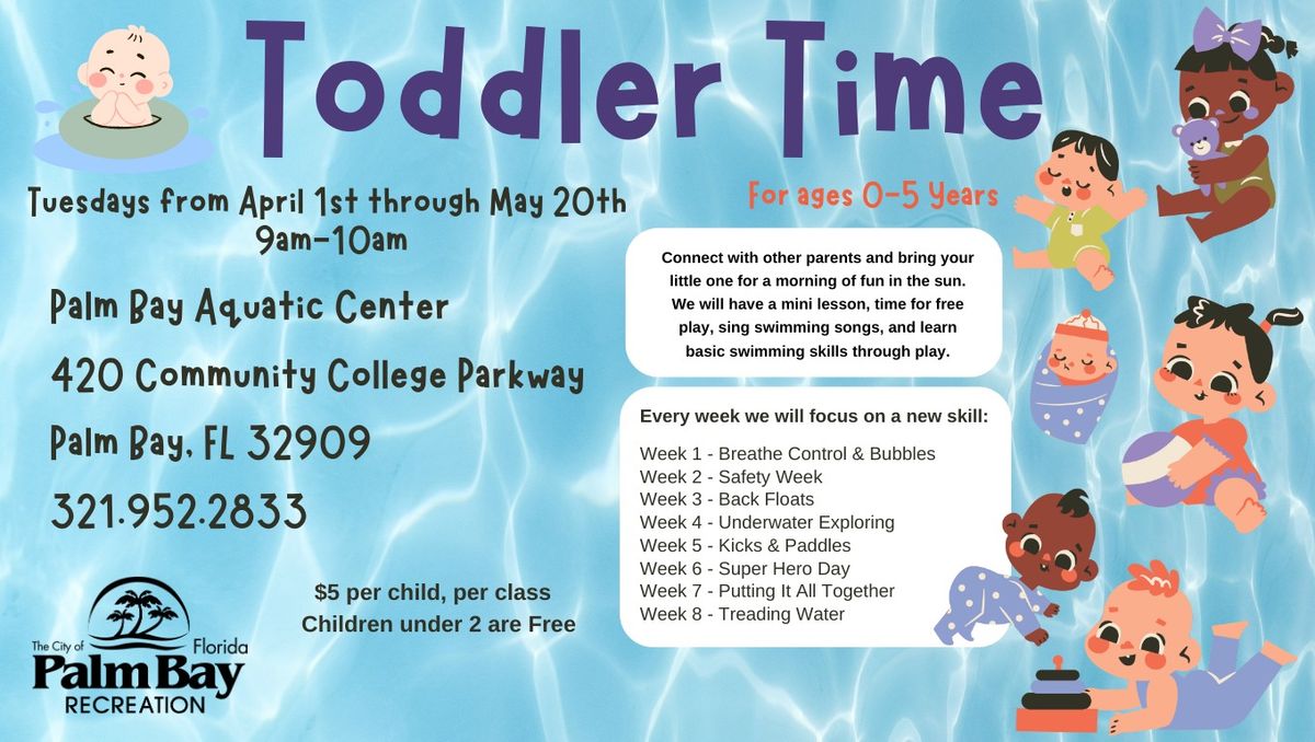 Toddler Time at Palm Bay Aquatic Center