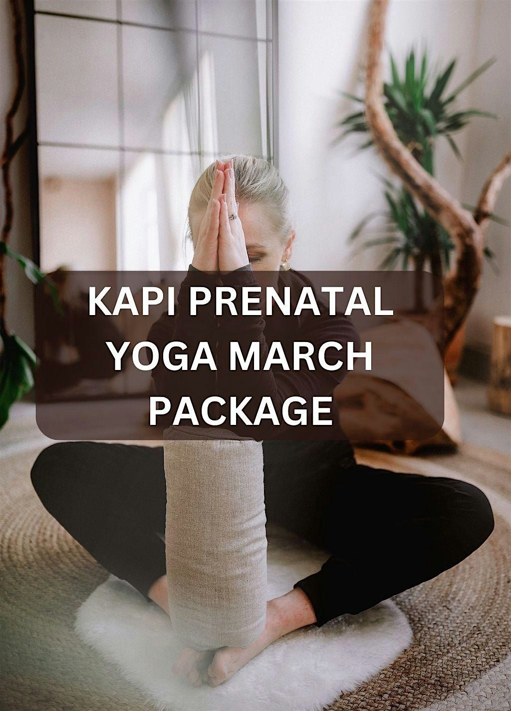 March Prenatal Yoga package (4 classes)