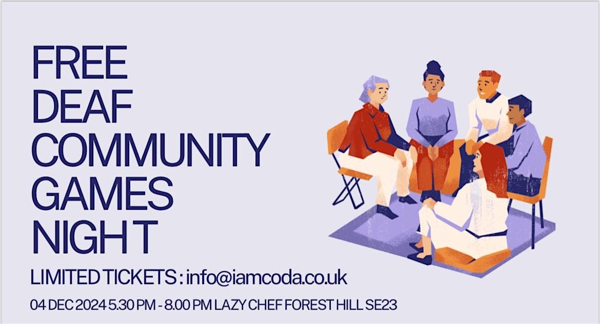 Deaf Community games night