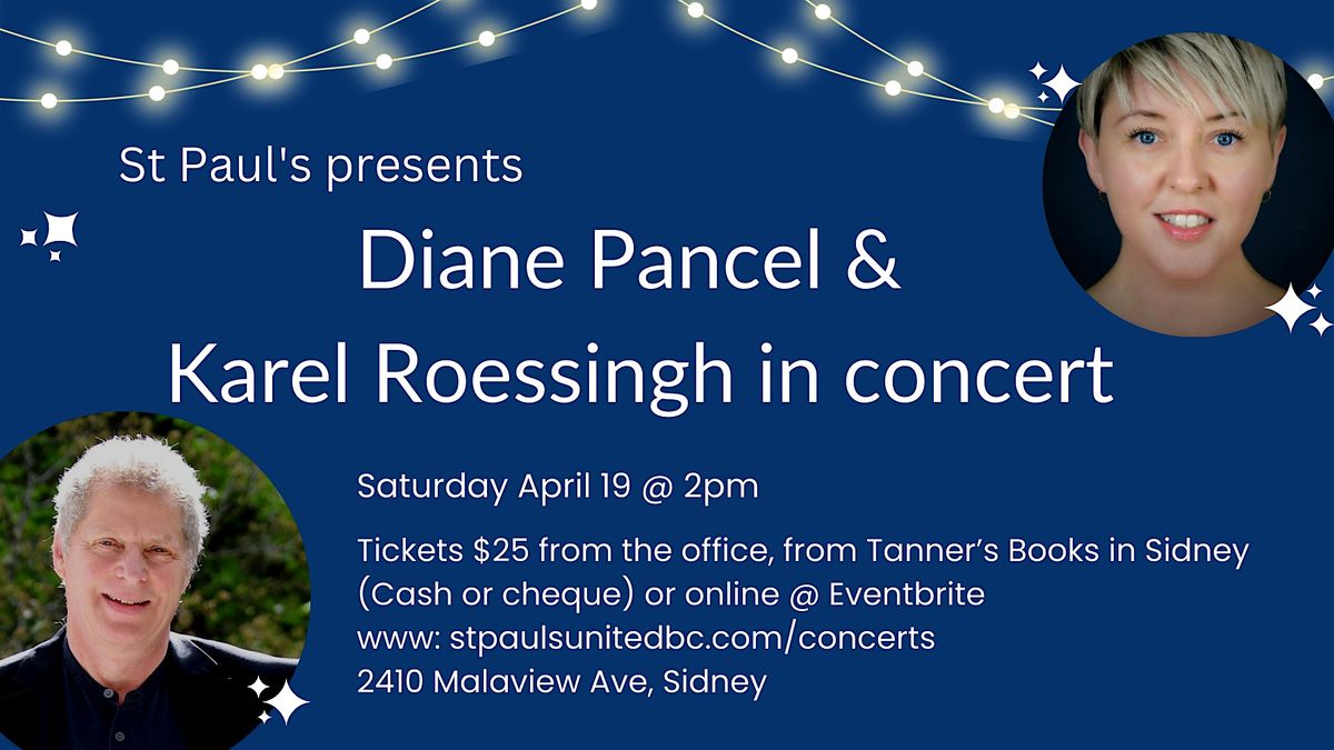 St Paul's Presents: Diane Pancel and Karel Roessingh in concert