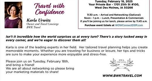 Women Connect DSM: Travel with Confidence!