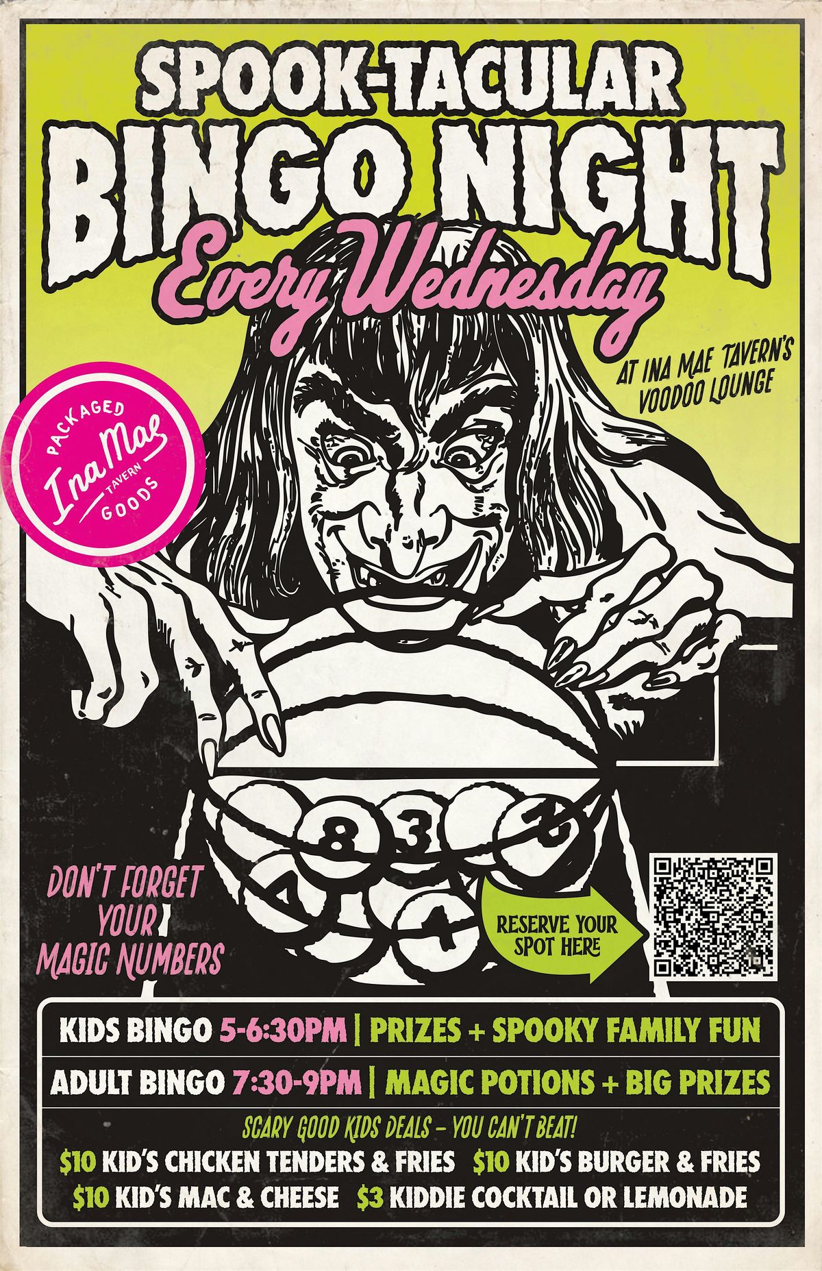 Ina Mae Tavern in Wicker Park | Voodoo Lounge: BINGO NIGHT
