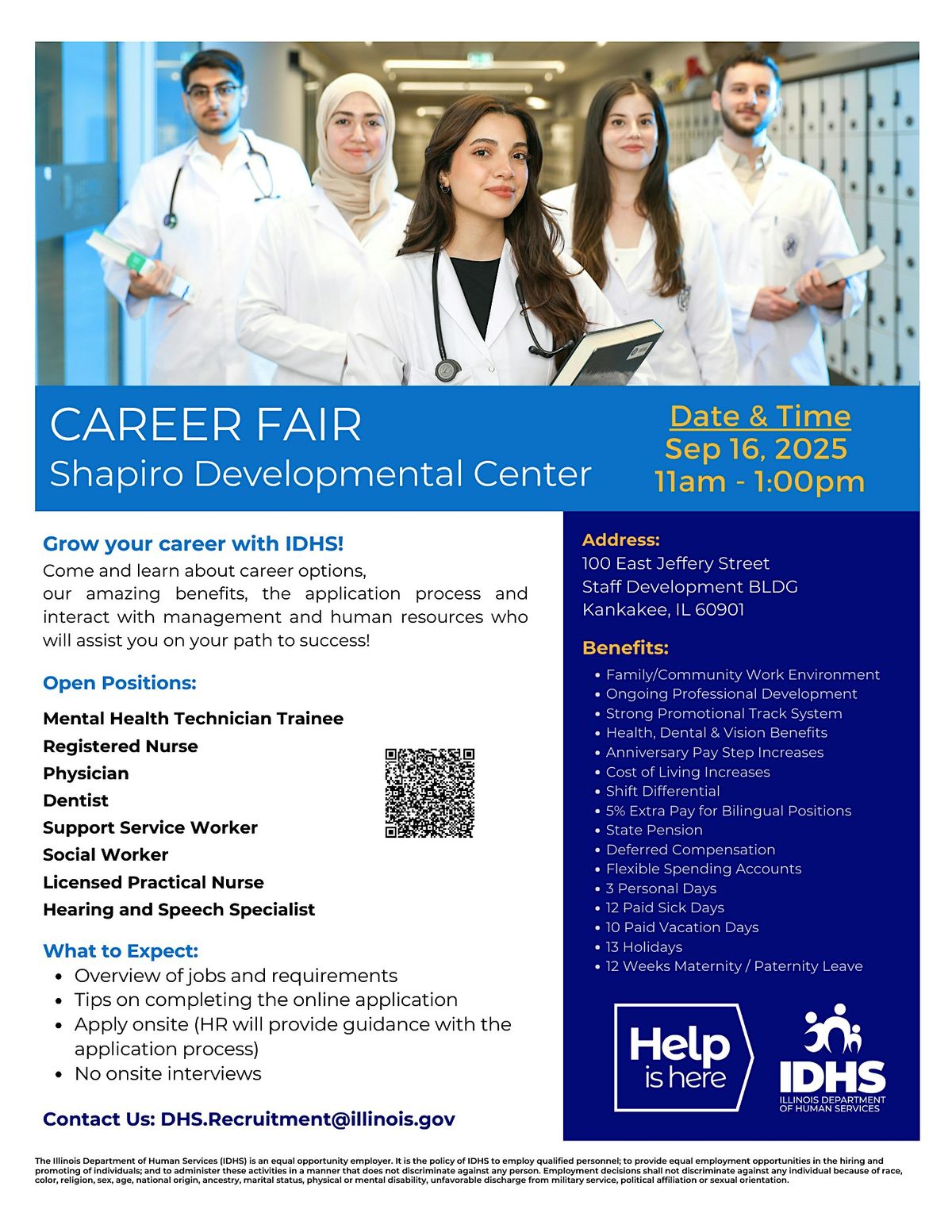 Shapiro Developmental Center Career Fair