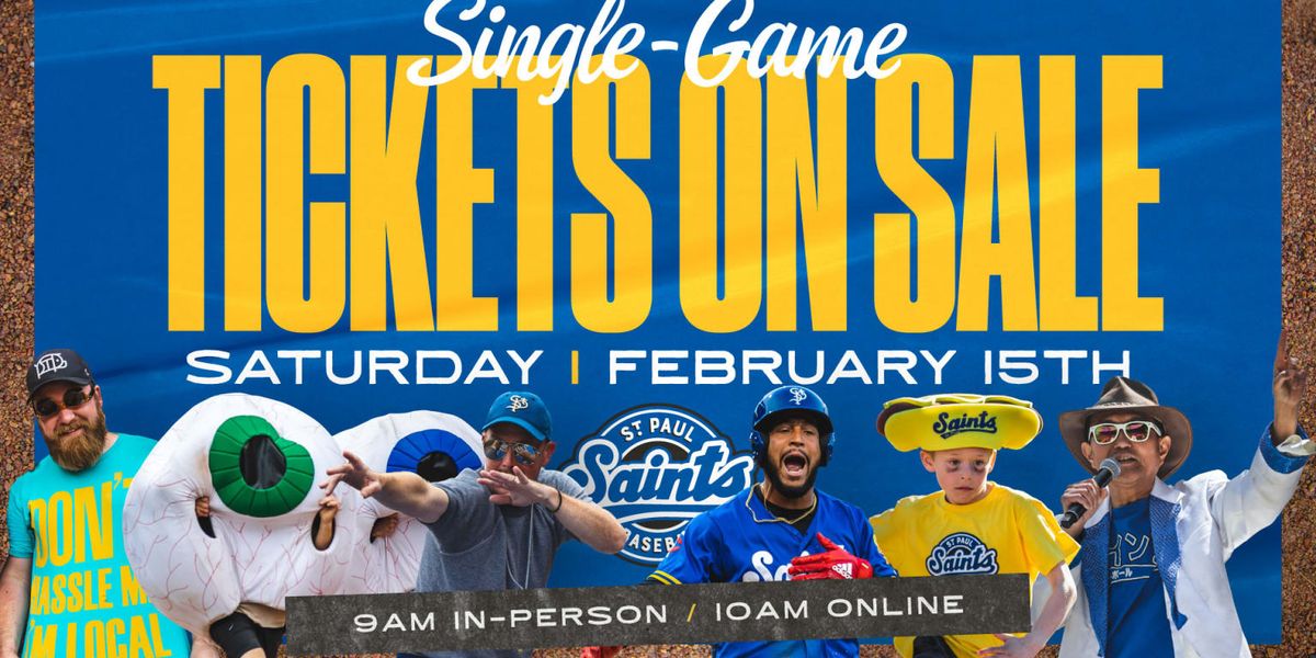 St. Paul Saints vs. Toledo Mud Hens