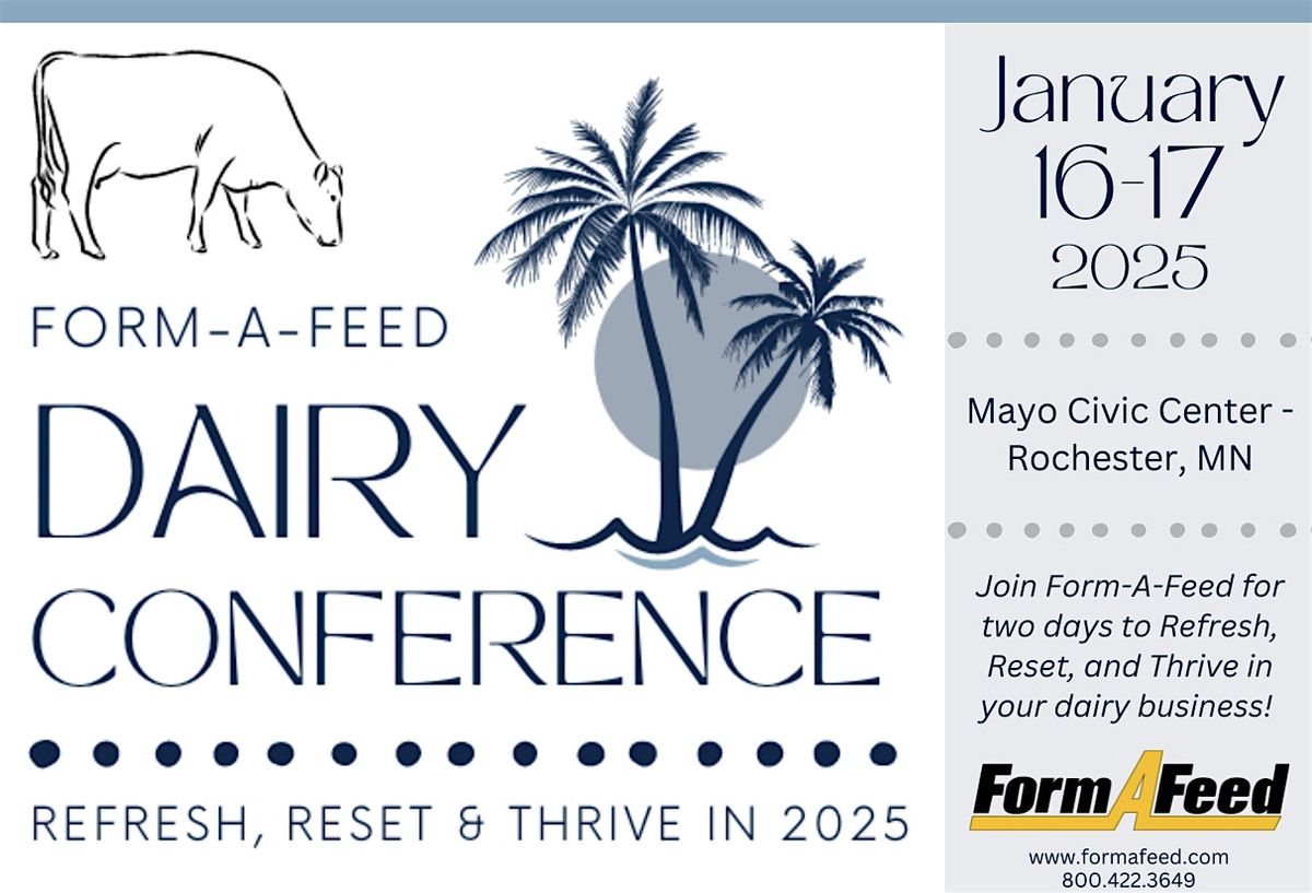 Form-A-Feed 2025 Professional Dairy Conference