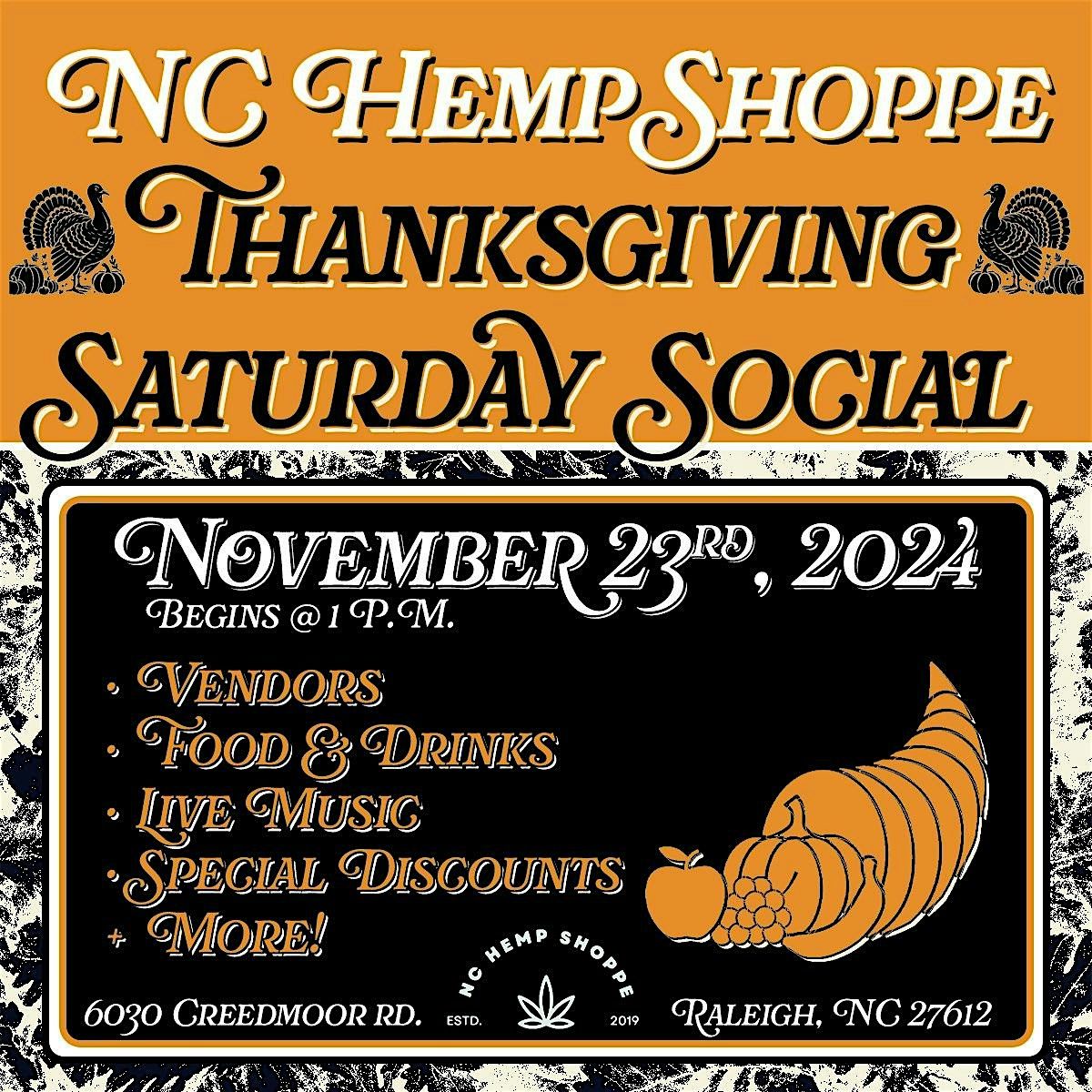 NC Hemp Shoppe Thanksgiving Social