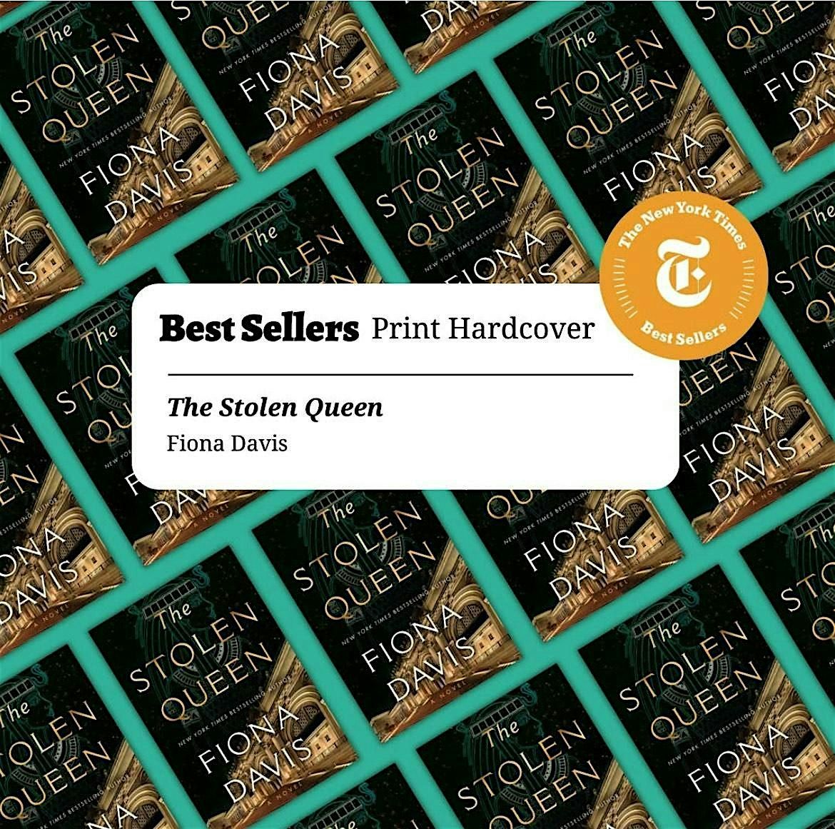 FOBPL presents NY Times Best Selling Author Fiona Davis,  The Stolen Queen