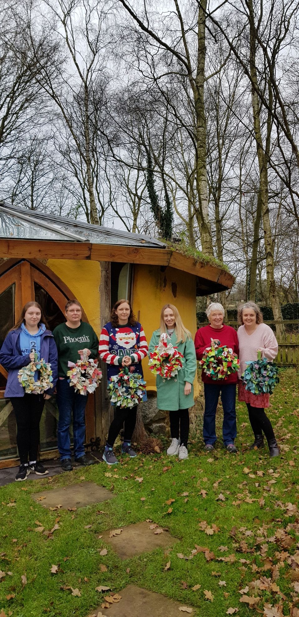 Rag wreath making and meet the alpacas (2 spaces left)