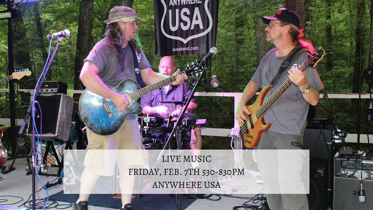 Live Music by Anywhere USA at Lost Barrel Brewing