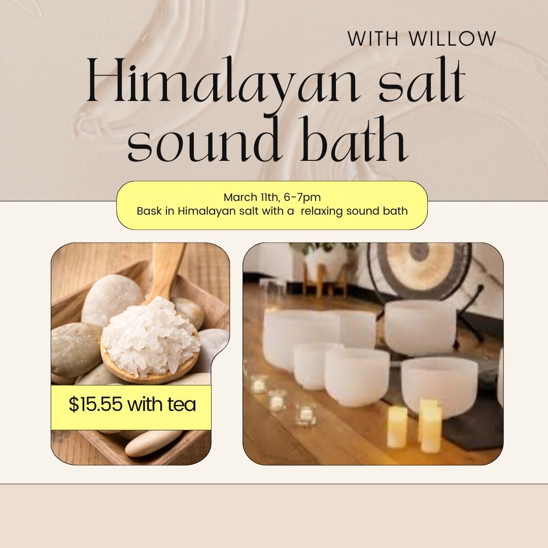 Himalayan salt sound bath 