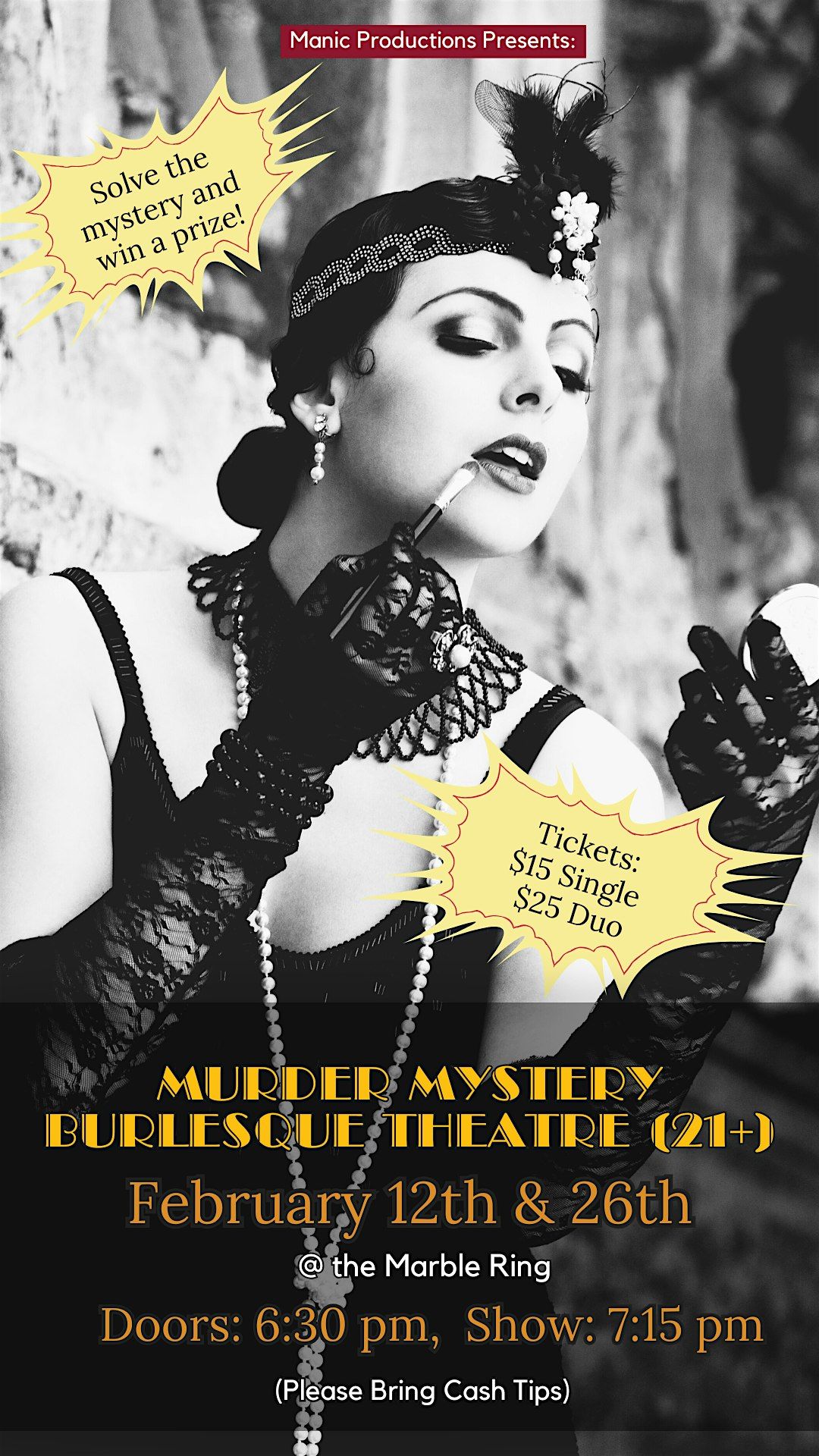 M**der Mystery Burlesque Theater at The Marble Ring