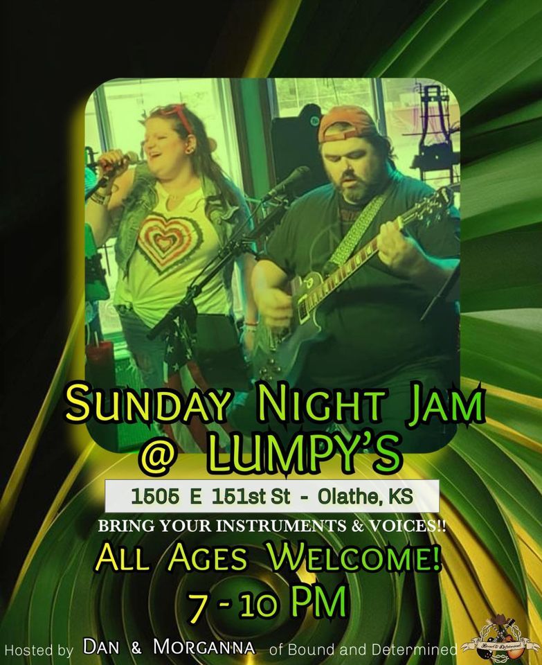 Sunday Night Jam @ Lumpys Tickets, Lumpys Bar and Grill (Olathe), 18 ...