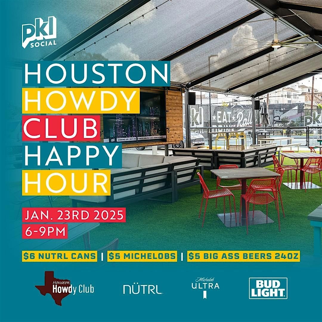 RSVP through SweatPals: Howdy Club Happy Hour