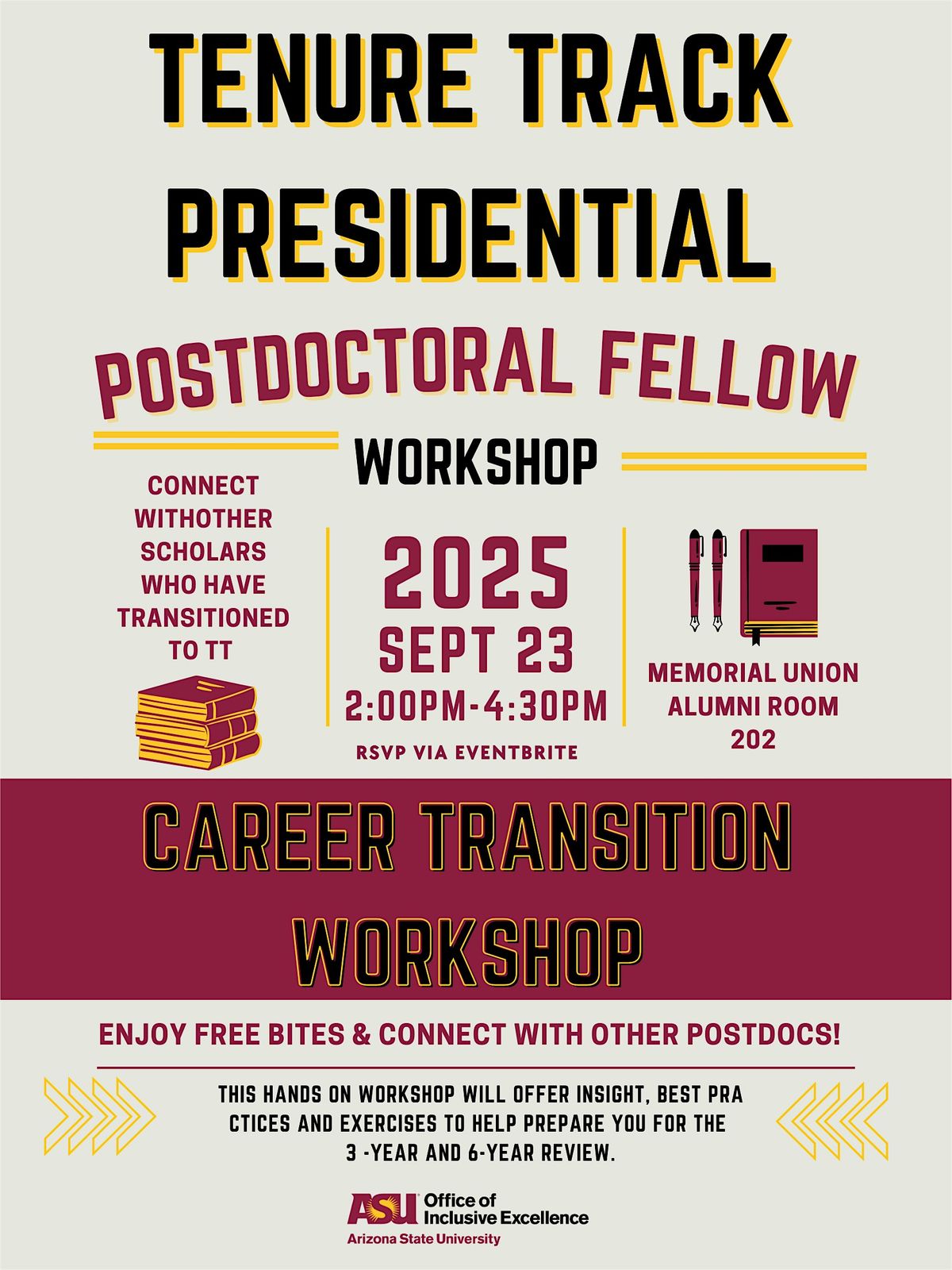 Presidential Postdoc Tenure Track Career Transition Workshop