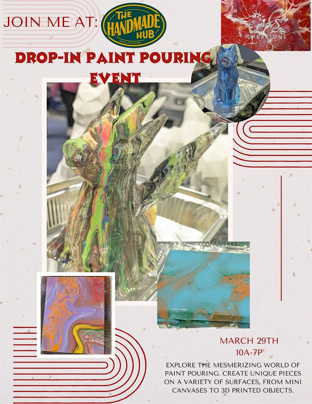 Drop-In Paint Pouring Event