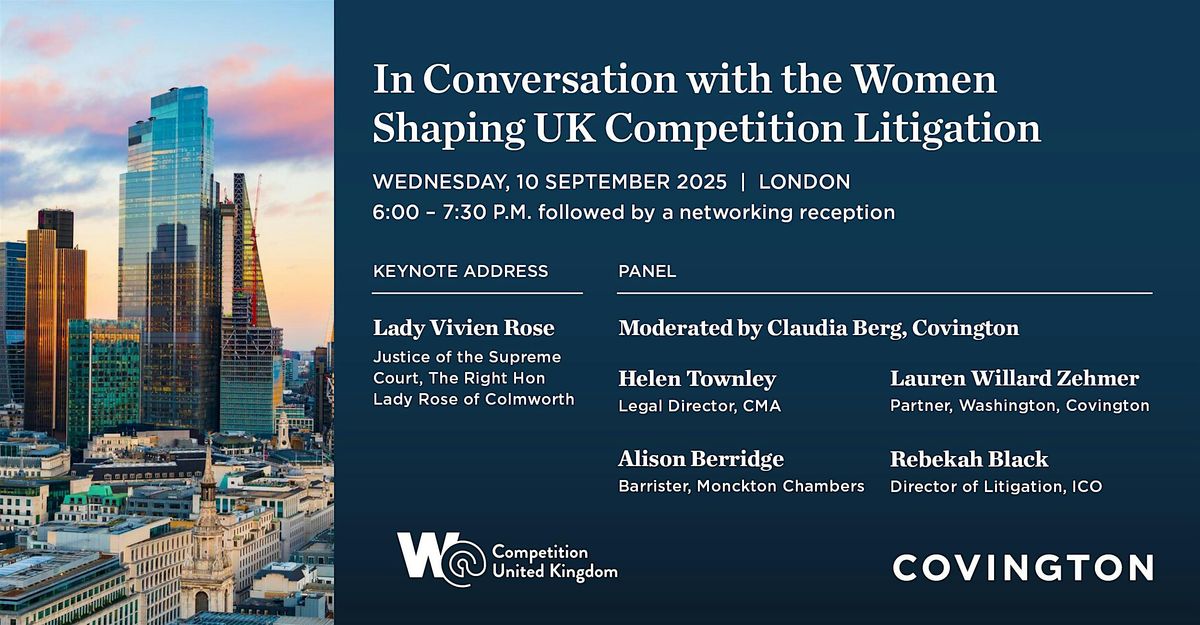In Conversation with the Women Shaping UK Competition Litigation