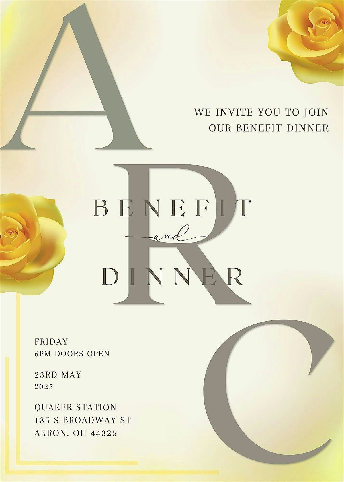 ARC Arise and Shine Benefit Dinner