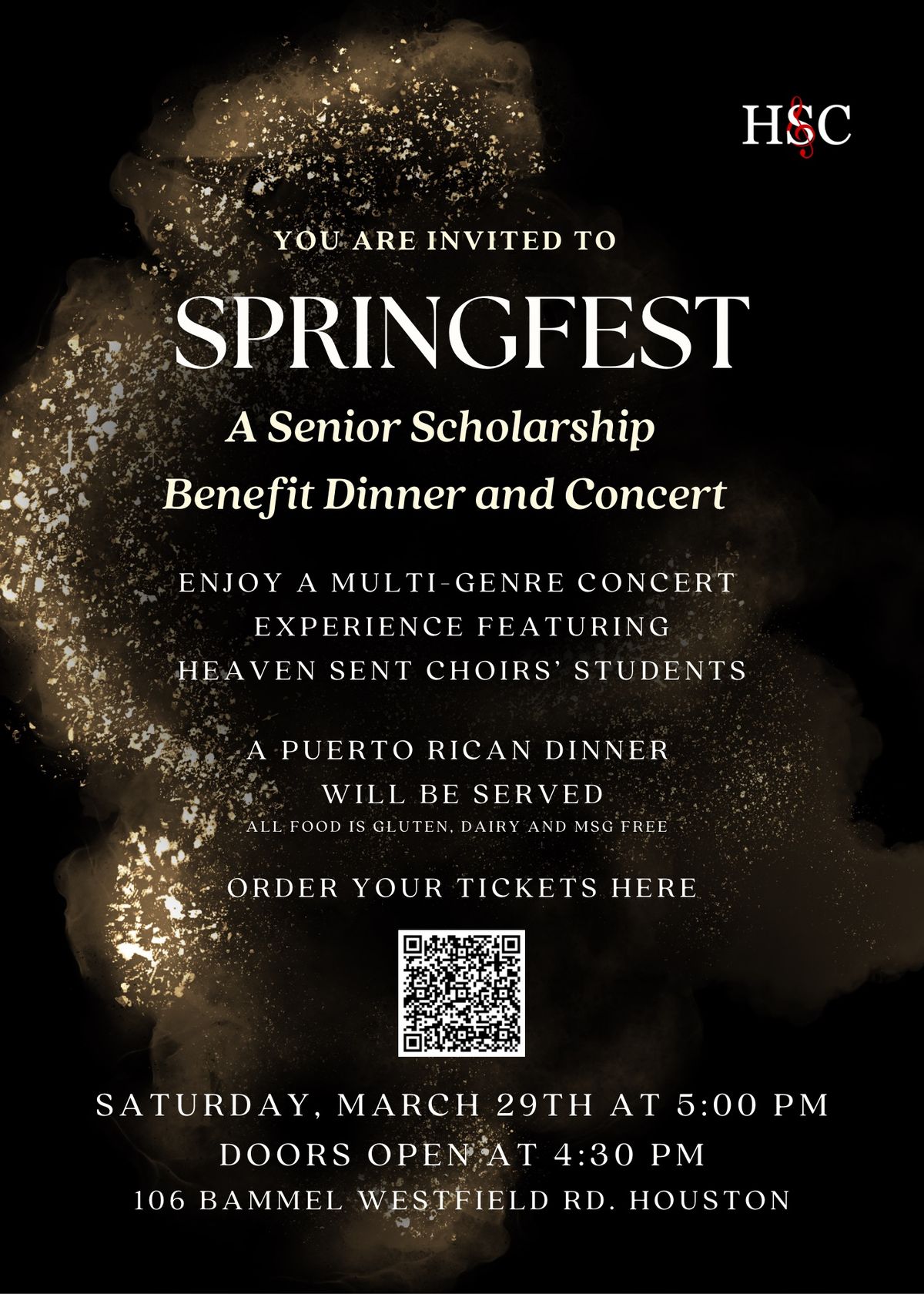 SpringFest Benefit Dinner and Concert