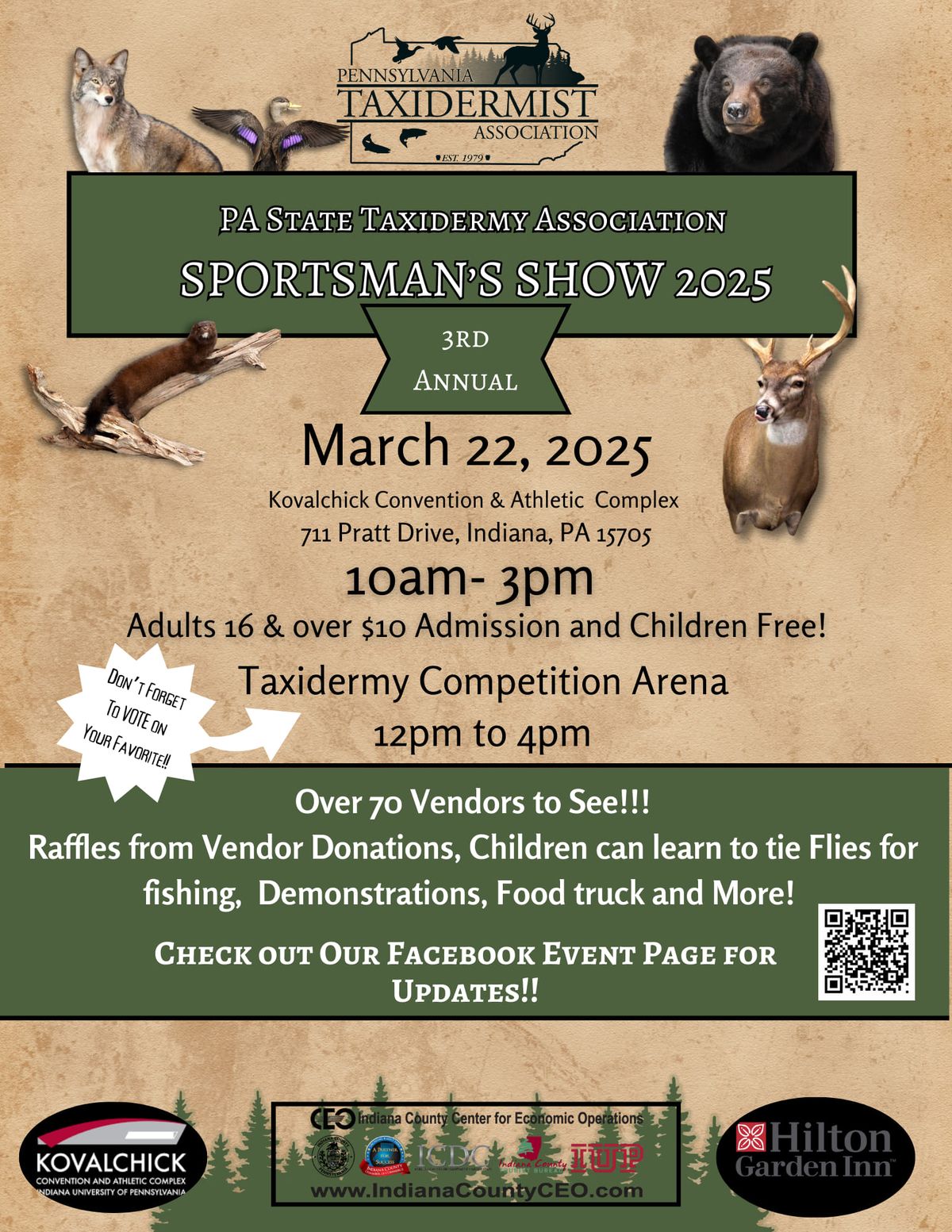 Sportsman's Show by PA Taxidermist Association