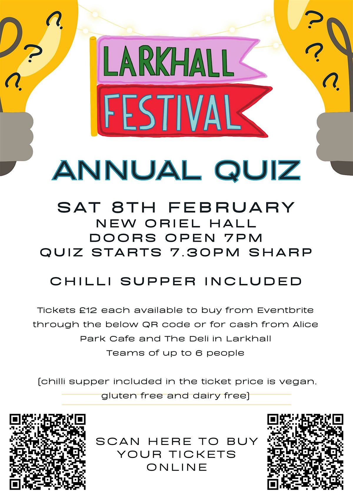 Larkhall Festival\u2019s Annual Quiz 2025