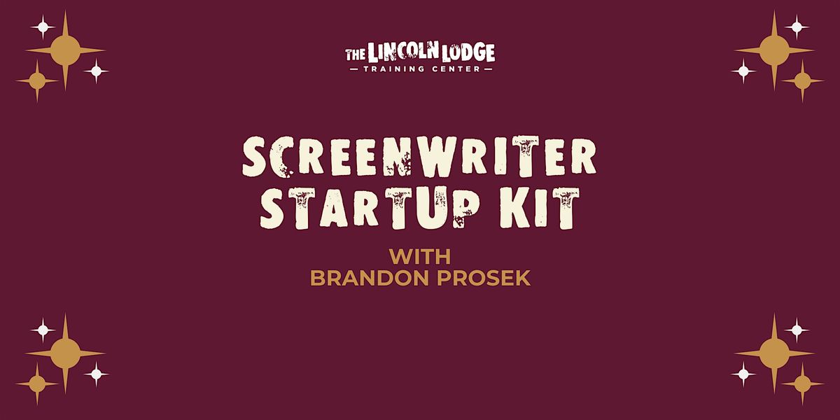 Screenwriter Startup Kit - Workshop