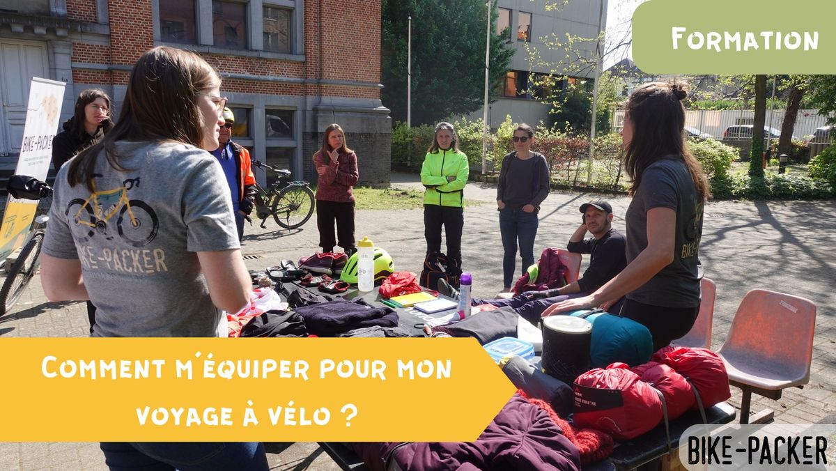 Formation : Comment m\u2019\u00e9quiper pour mon voyage \u00e0 v\u00e9lo? 