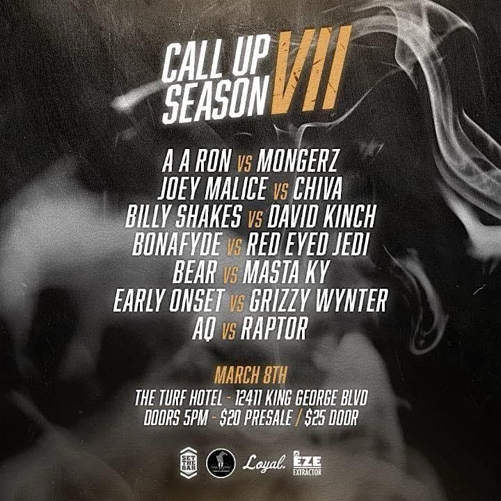 Call Up Season 7 - Live Rap Battles