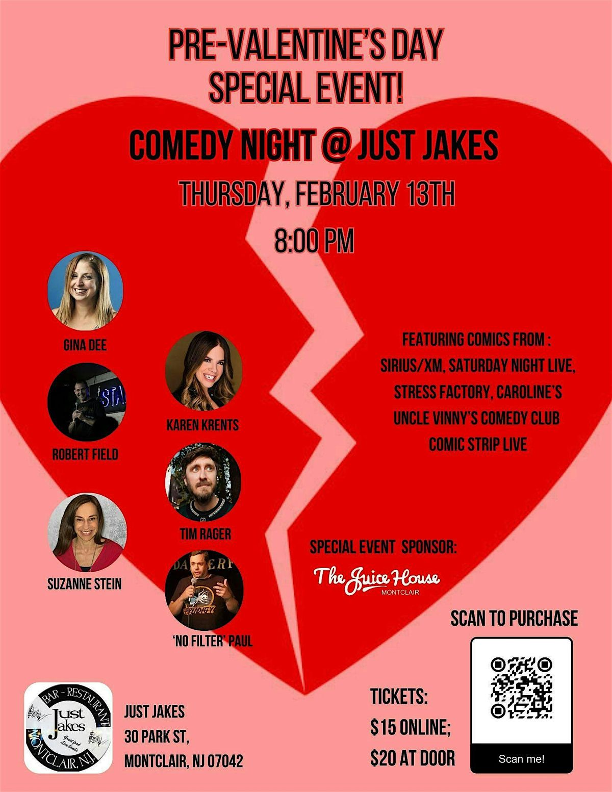 Comedy Night @ Just Jakes