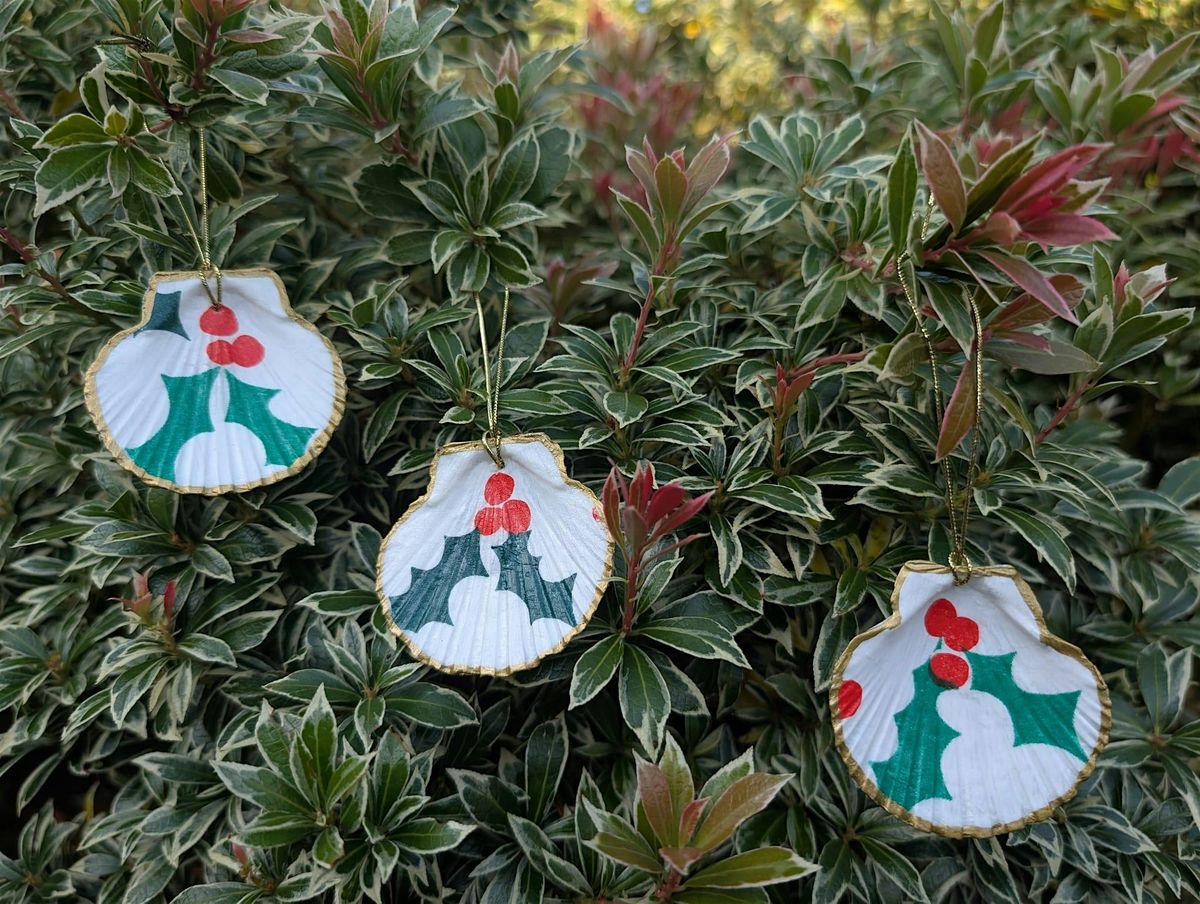 Festive shell decoupage workshop