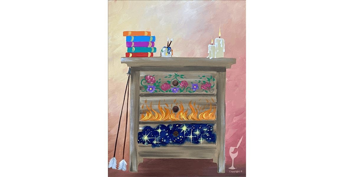 Unleash the Magic of the Painted Dresser - Paint and Sip in San Antonio | Classpop!\u2122