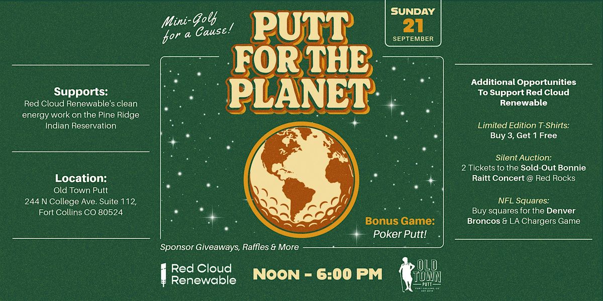 Putt For The Planet: Supporting Red Cloud Renewable