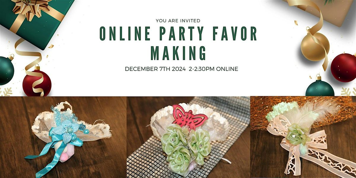 Learn how to make party favors for events