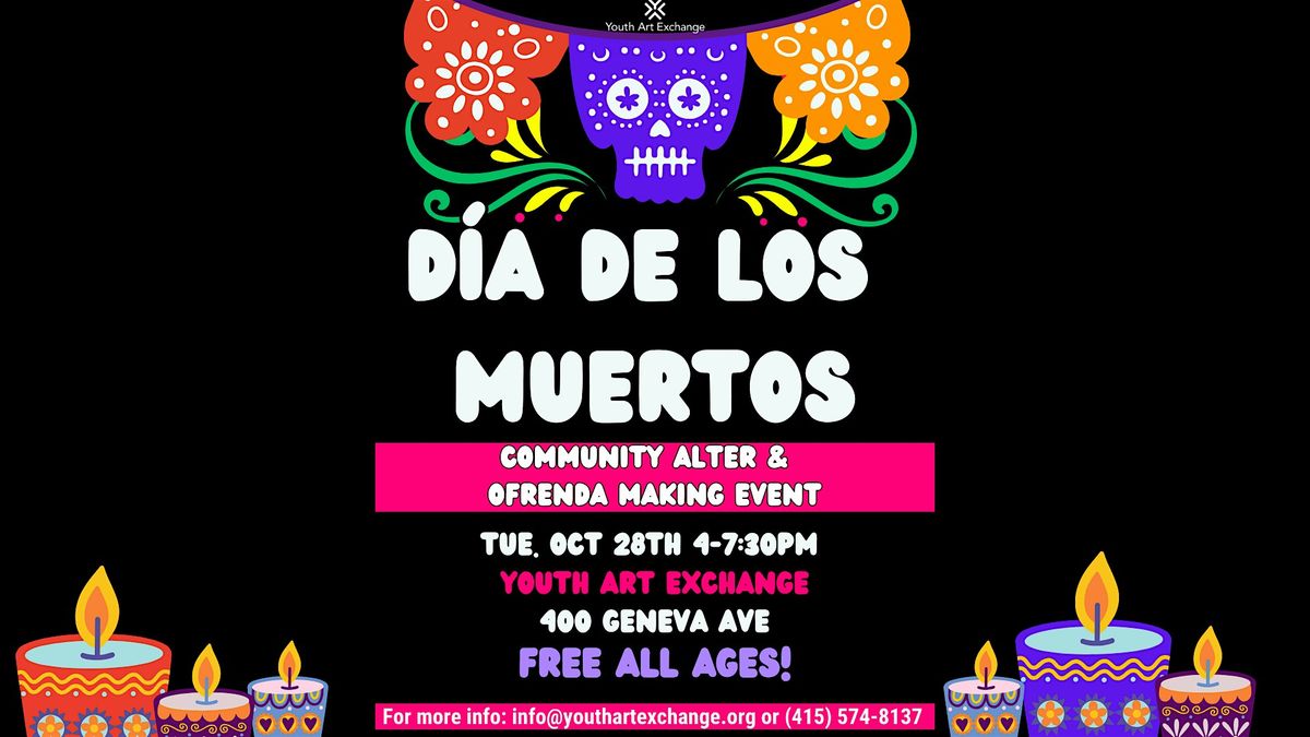 Dia De Los Muertos Community Alter Making