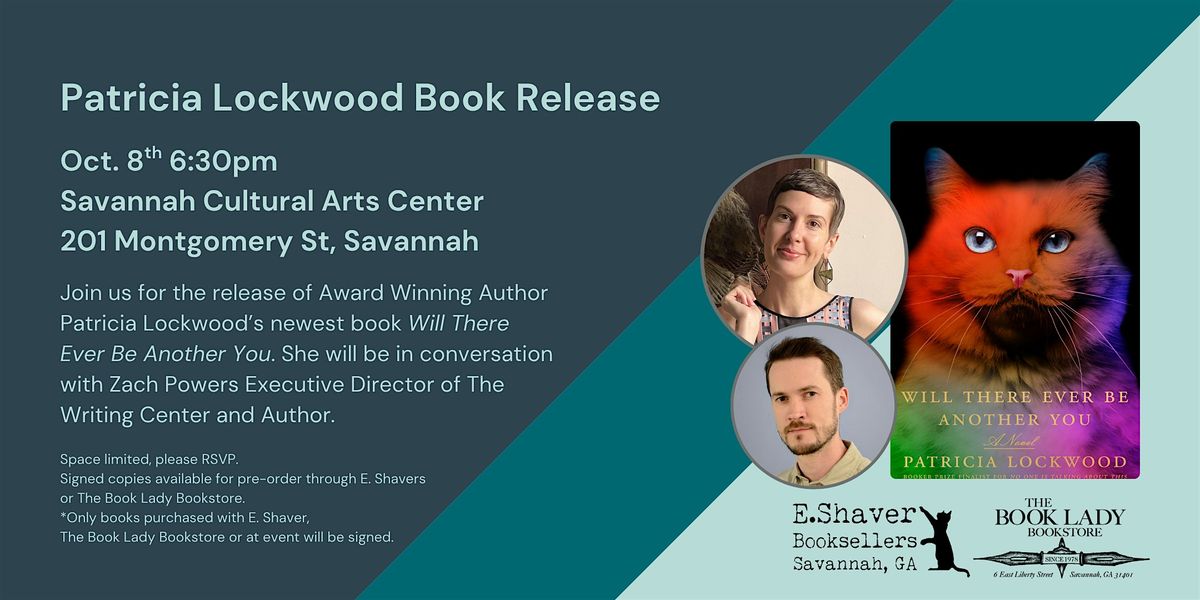 Patricia Lockwood Book Release