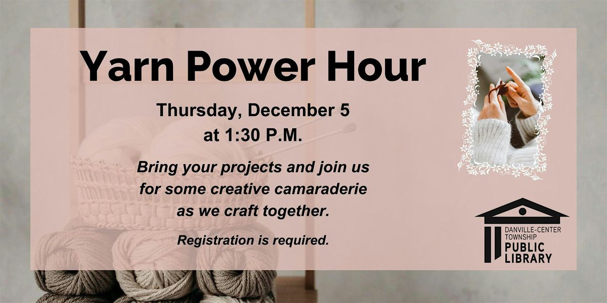 Yarn Power Hour