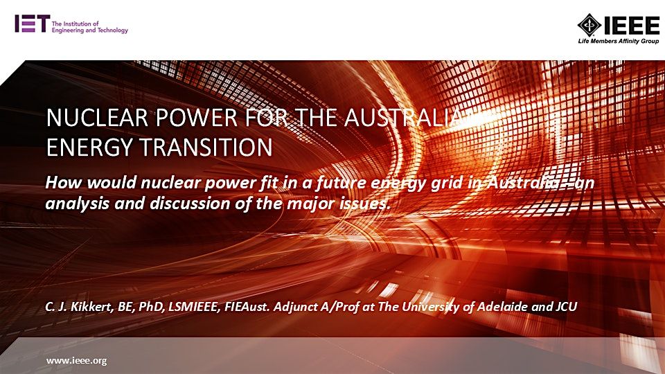 Nuclear Power for the Australian Energy Transition